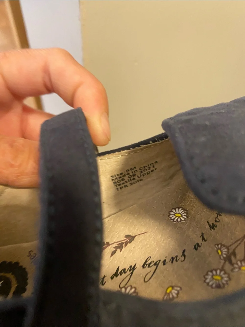Livie & Luca Navy Suede Mary Jane Shoes for Kids